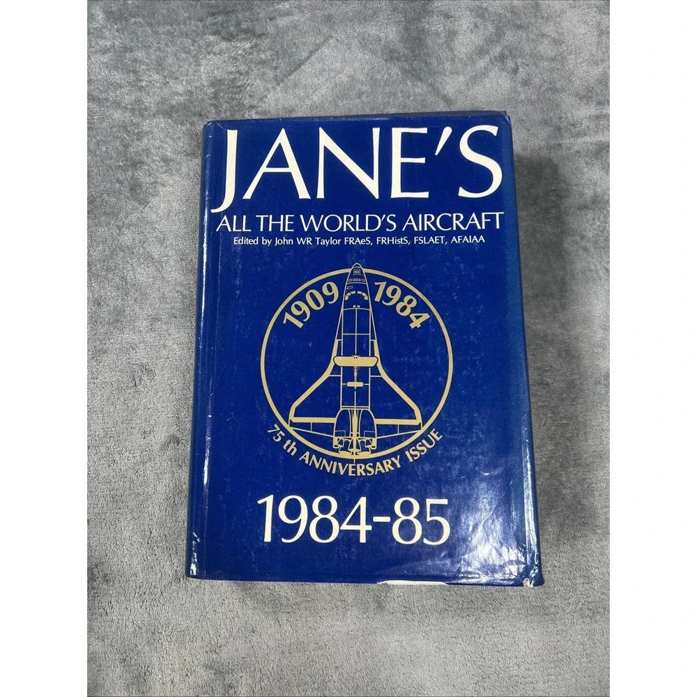 Vintage Jane's All The World's Aircraft 1984-85 Large Hardcover Aviation History
